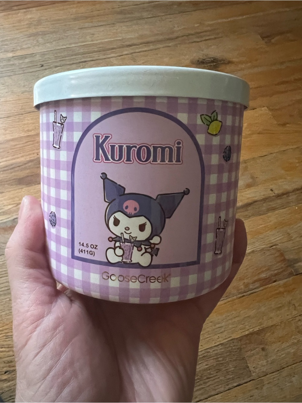 Goose Creek x Sanrio KUROMI 3 Wick Candle BRAND NEW 14.5 Oz